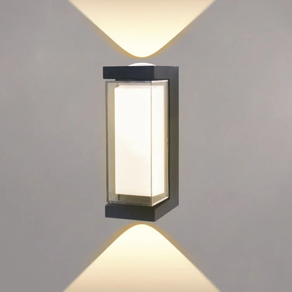 Up And Down Outdoor Wall Light | Waterproof Modern LED Sconce For Exterior Walls and Facades