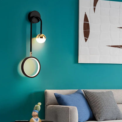 Circulon Wall Light | Modern Nordic LED Design In Left or Right Handed Wall Configurations