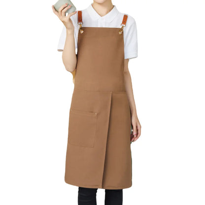 Splitcraft Waterproof Canvas Apron | Split Skirt Design With Pockets For Trades and Kitchens