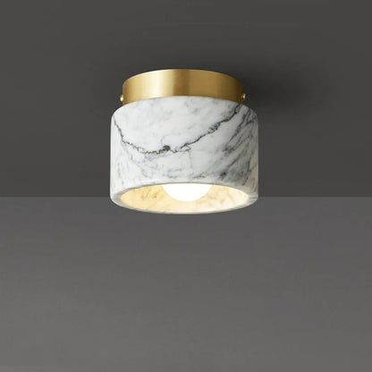 Nordic Marble Ceiling Light | Modern Downlight With A Stone Finish For Hallways and Kitchens