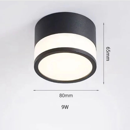 Nordic Surface Mounted LED Downlight | 9W and 15W Ceiling Spot For Halls, Kitchens and Shops