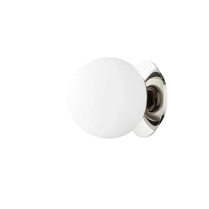 Nordic Globe Glass Wall Lamp | Minimalist Globe Sconce For Bathrooms, Bedrooms and Hallways