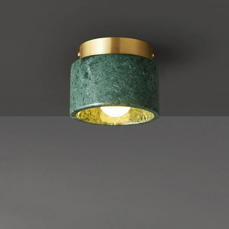 Nordic Marble Ceiling Light | Modern Downlight With A Stone Finish For Hallways and Kitchens