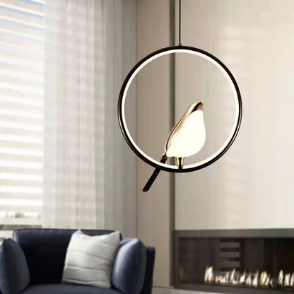 Magpie Pendant Light | Nordic LED Bird Design Ceiling Lamp For Dining Rooms and Hallway Spaces