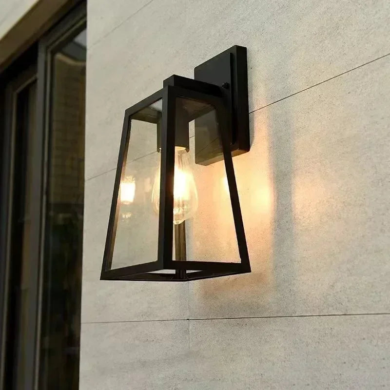 Calvora Outdoor Wall Lantern | Modern European Wall Lamp For Porches, Doorways and Front Patios