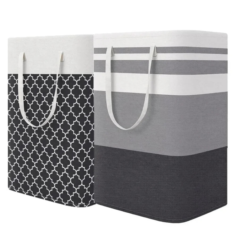 Havlin 75L Waterproof Laundry Basket | Foldable Fabric Hamper With Carry Handles For Bedrooms