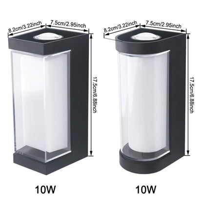 Up And Down Outdoor Wall Light | Waterproof Modern LED Sconce For Exterior Walls and Facades