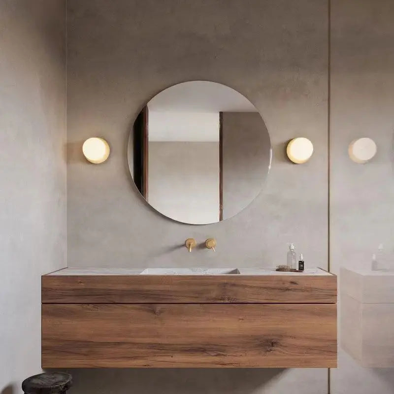 Nordic Globe Glass Wall Lamp | Minimalist Globe Sconce For Bathrooms, Bedrooms and Hallways