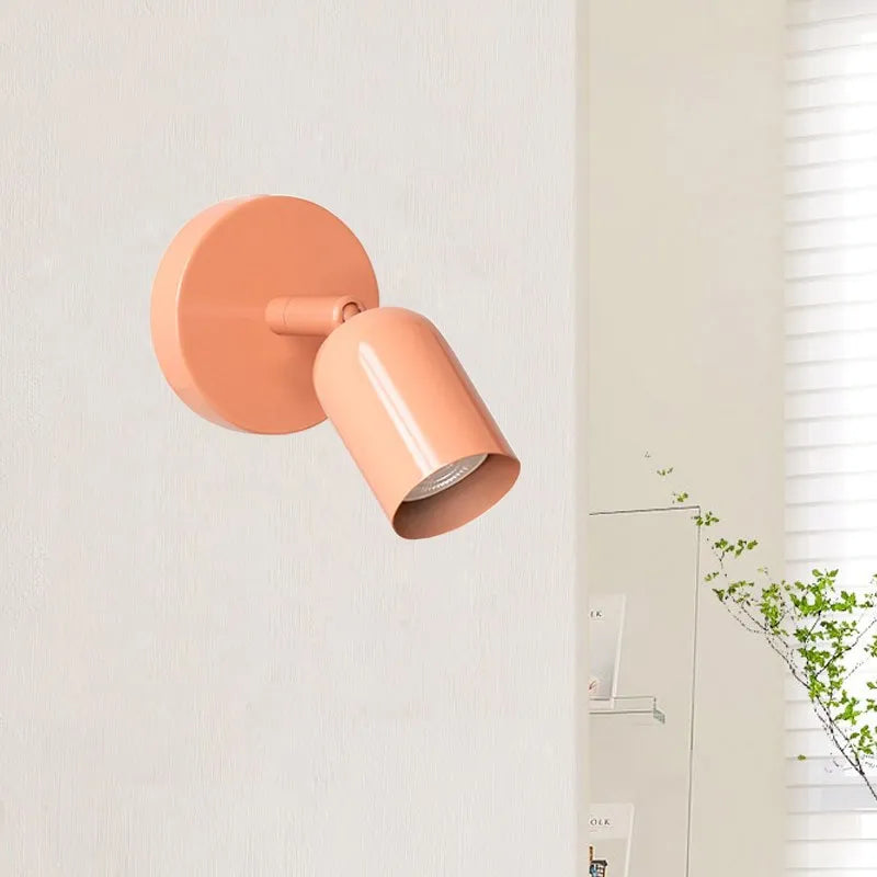 Softmara Subtle Macaron Wall Light | Soft Colour Sconce In Beige, Green, Red or Warm Soft Pink