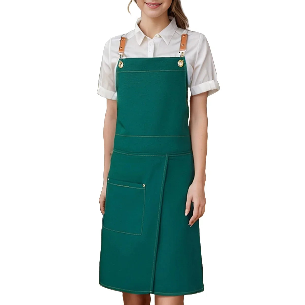 Splitcraft Waterproof Canvas Apron | Split Skirt Design With Pockets For Trades and Kitchens