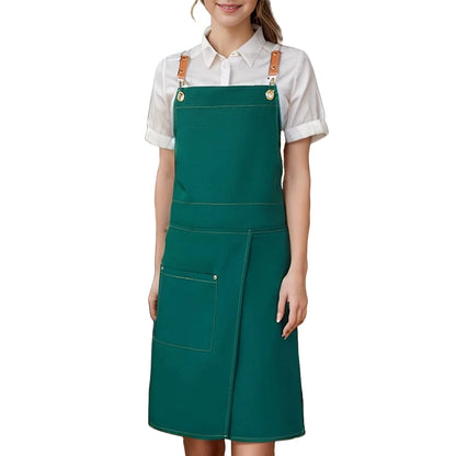 Splitcraft Waterproof Canvas Apron | Split Skirt Design With Pockets For Trades and Kitchens