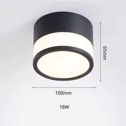 Nordic Surface Mounted LED Downlight | 9W and 15W Ceiling Spot For Halls, Kitchens and Shops