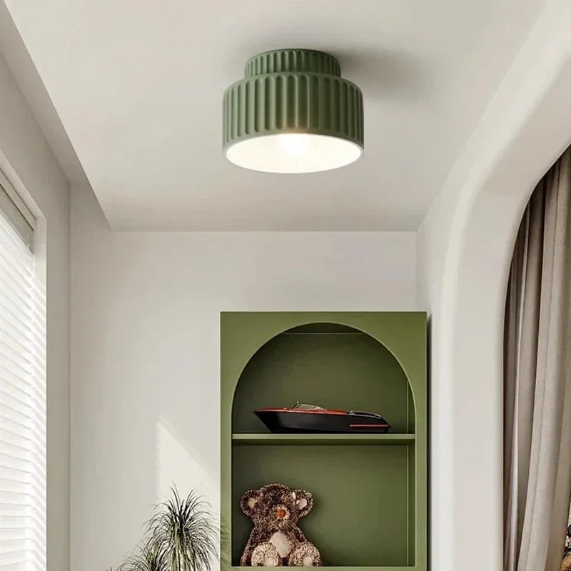 Nordic Ripple Ceiling Light | Sculptural Form With Soft Diffused Illumination For Living Rooms