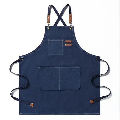 Canvara Canvas Kitchen Apron | Unisex Chef and Workwear Apron With An Adjustable Neck Strap