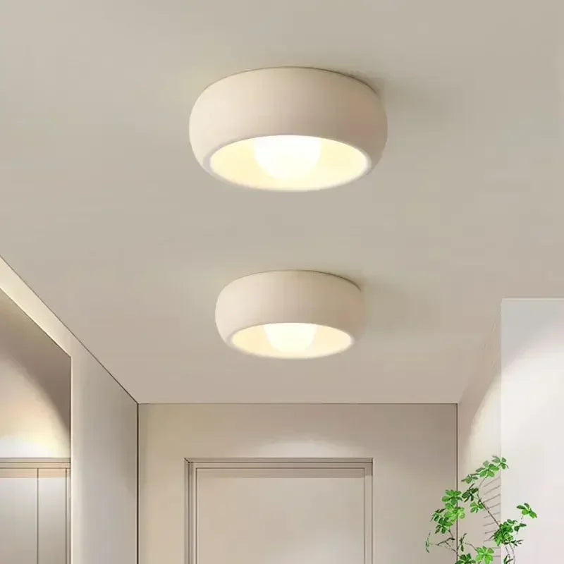 Minimalist Circular Ceiling Lamp | Modern Flush Mount Ceiling Light For Bedrooms and Hallways