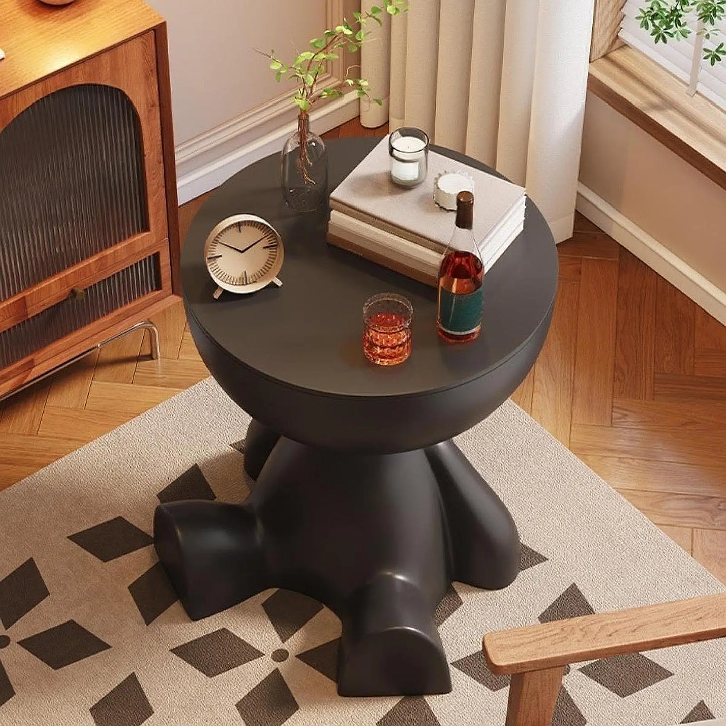 Cartoon Bear Side Table | Creative Modern Coffee Table For Living Rooms, Kids and Nurseries