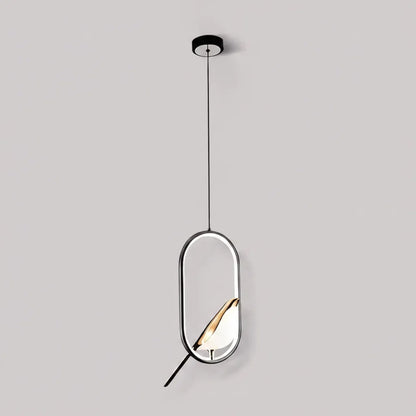 Magpie Pendant Light | Nordic LED Bird Design Ceiling Lamp For Dining Rooms and Hallway Spaces