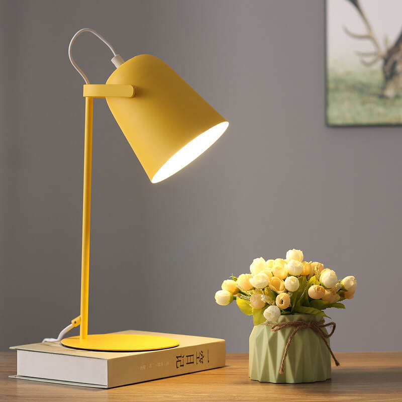 Nordic Metal LED Desk Lamp | Minimalist Reading and Study Light For Home Offices and Desks