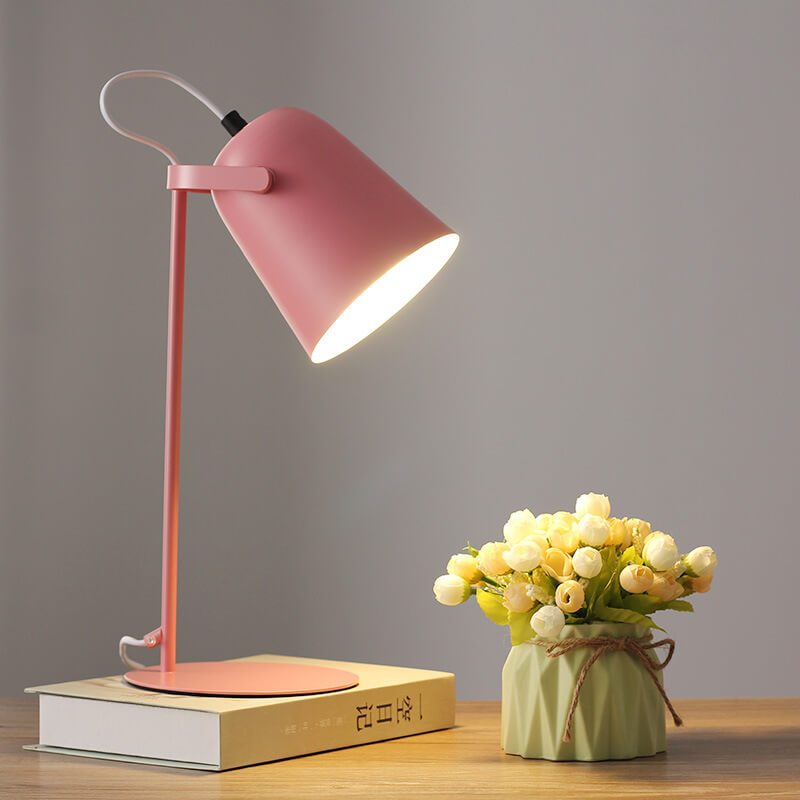 Nordic Metal LED Desk Lamp | Minimalist Reading and Study Light For Home Offices and Desks