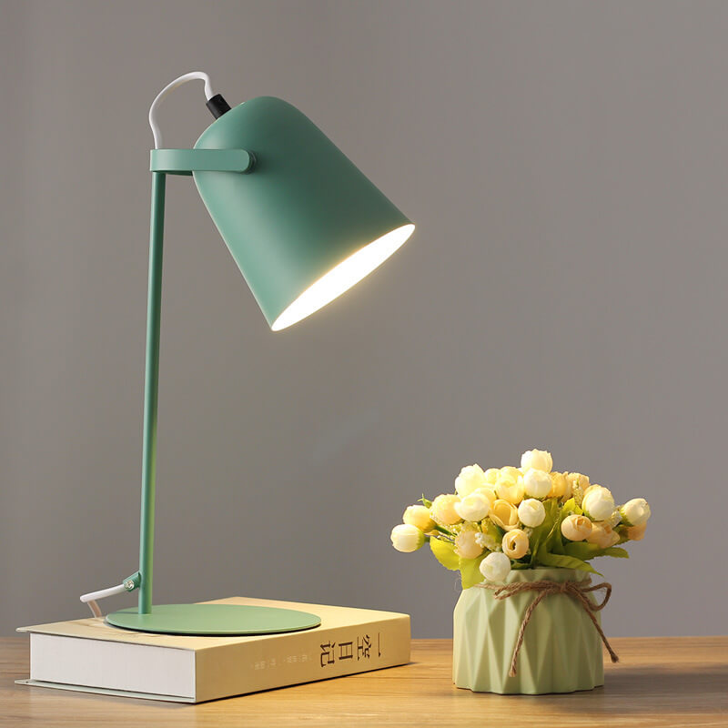 Nordic Metal LED Desk Lamp | Minimalist Reading and Study Light For Home Offices and Desks