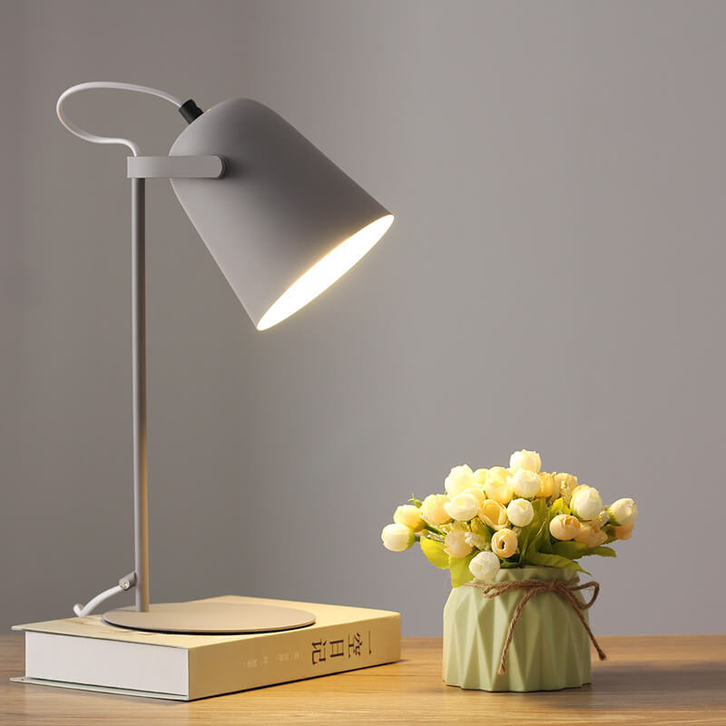 Nordic Metal LED Desk Lamp | Minimalist Reading and Study Light For Home Offices and Desks