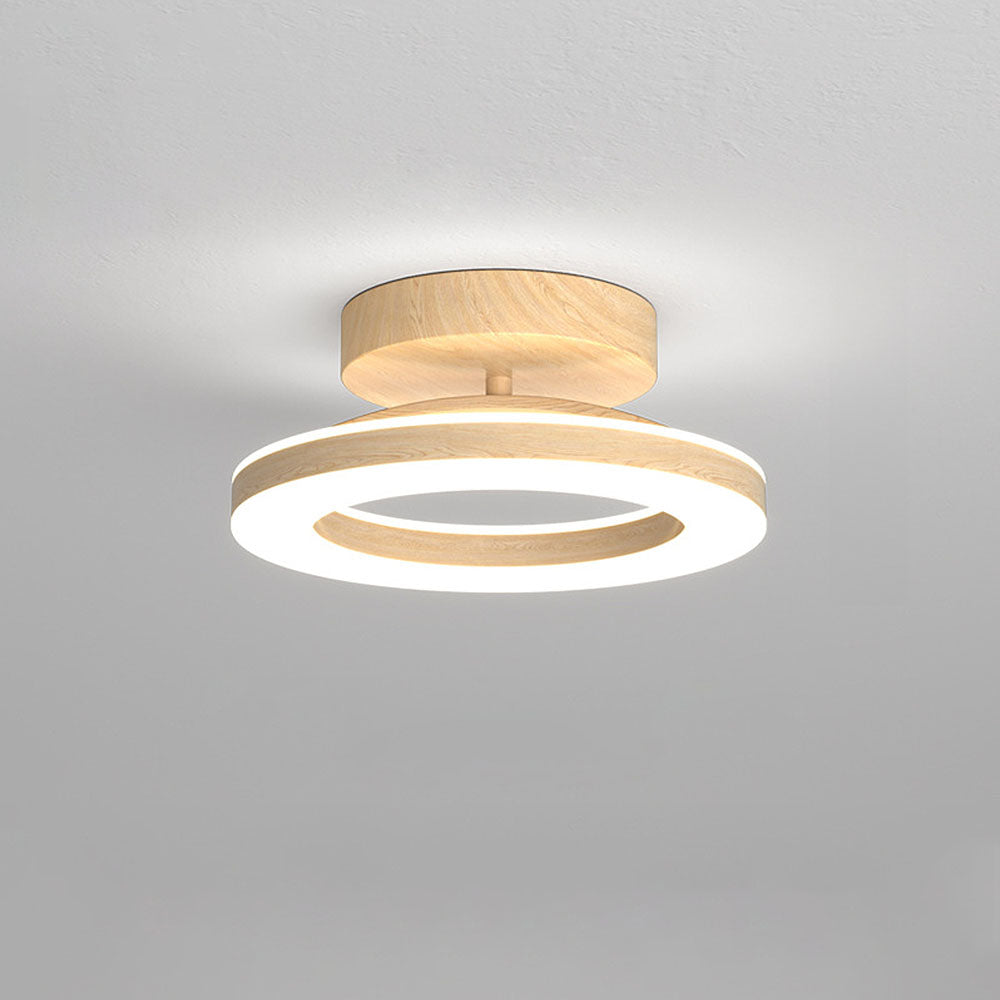 Acrylic Round LED Ceiling Light | Modern Hallway and Entrance Ceiling Fixture In Two Sizes