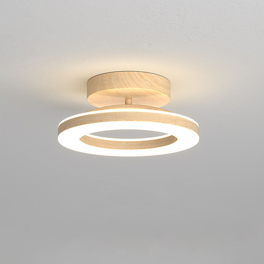 Acrylic Round LED Ceiling Light | Modern Hallway and Entrance Ceiling Fixture In Two Sizes