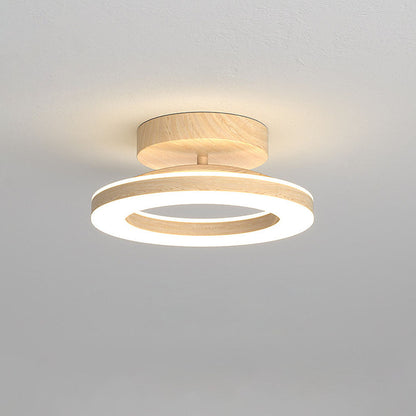 Acrylic Round LED Ceiling Light | Modern Hallway and Entrance Ceiling Fixture In Two Sizes