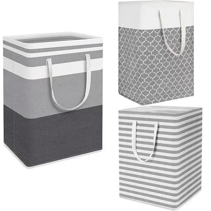 Havlin 75L Waterproof Laundry Basket | Foldable Fabric Hamper With Carry Handles For Bedrooms