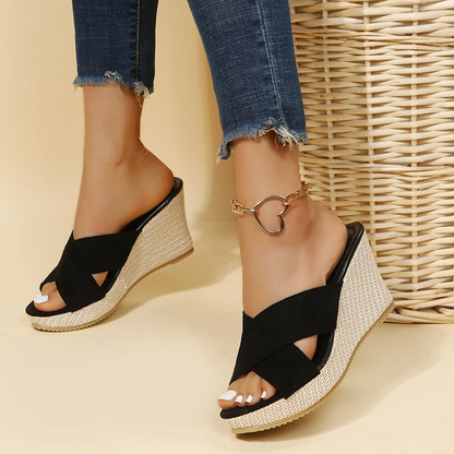 Braided Orthopaedic Platform Comfort Sandals