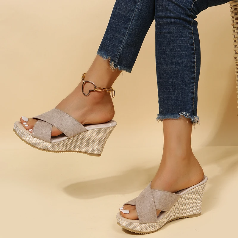 Braided Orthopaedic Platform Comfort Sandals