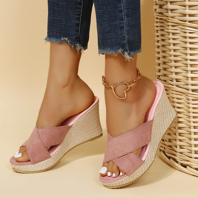 Braided Orthopaedic Platform Comfort Sandals