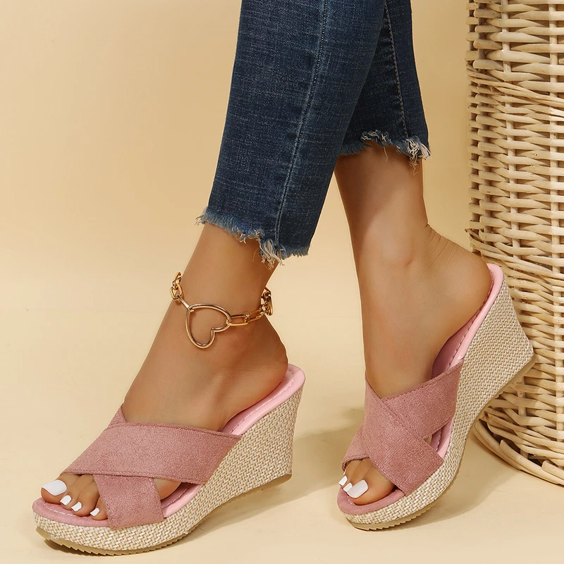 Braided Orthopaedic Platform Comfort Sandals