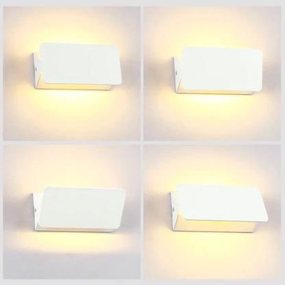 Modern LED Wall Lamp | Minimalist Aluminium Swing Light In Three Lengths and Two Light Tones