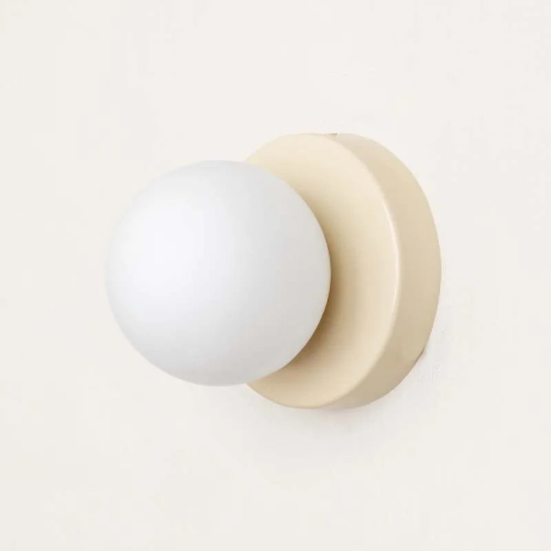 Macaron LED Wall Lamp | Modern Coloured Glass Sconce For Bedrooms, Kids Rooms and Landings