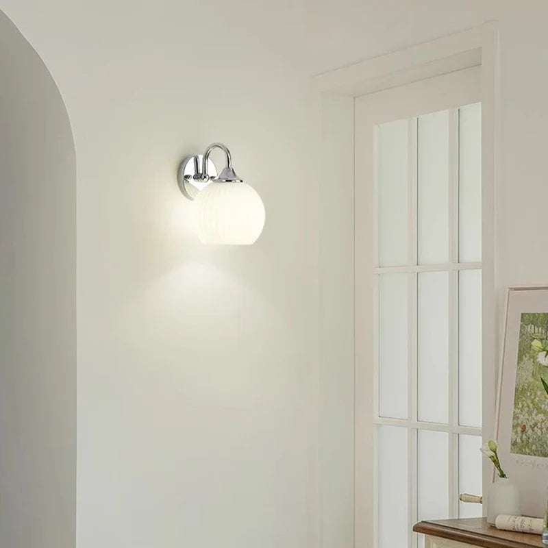 Chromere Wall Lamp | Chrome And Brass Modern Minimalist Design In Two Body Style Variations