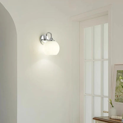 Chromere Wall Lamp | Chrome And Brass Modern Minimalist Design In Two Body Style Variations