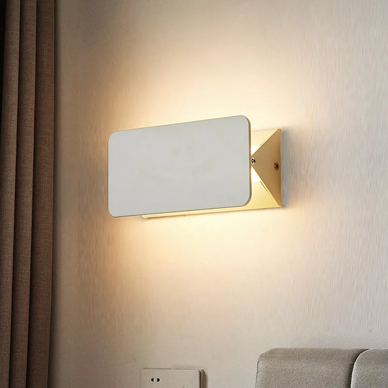Modern LED Wall Lamp | Minimalist Aluminium Swing Light In Three Lengths and Two Light Tones