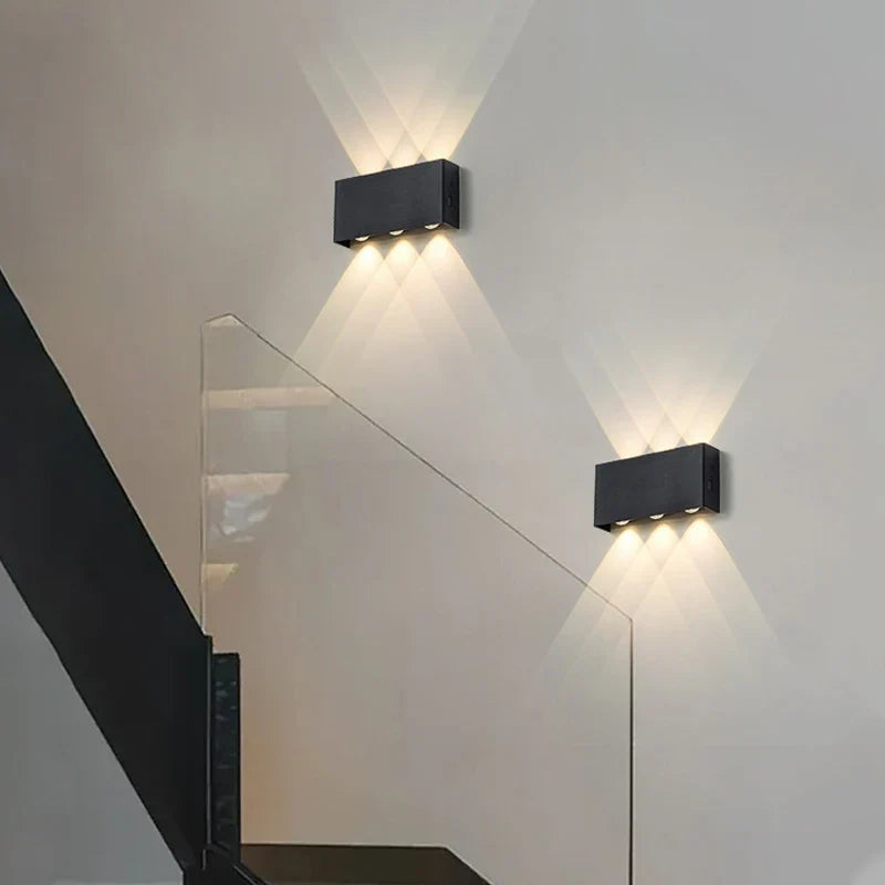 Blocklume Rechargeable Wall Lamp | Minimalist Wood Grain Design With Tricolour Light Modes