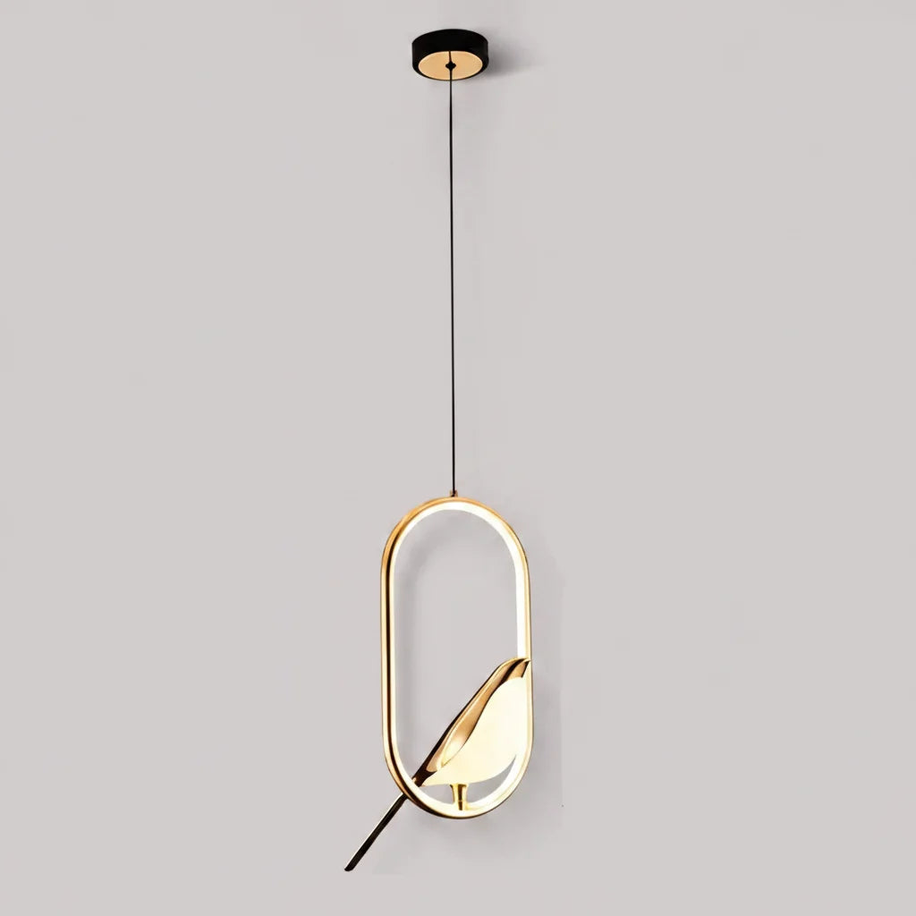 Magpie Pendant Light | Nordic LED Bird Design Ceiling Lamp For Dining Rooms and Hallway Spaces
