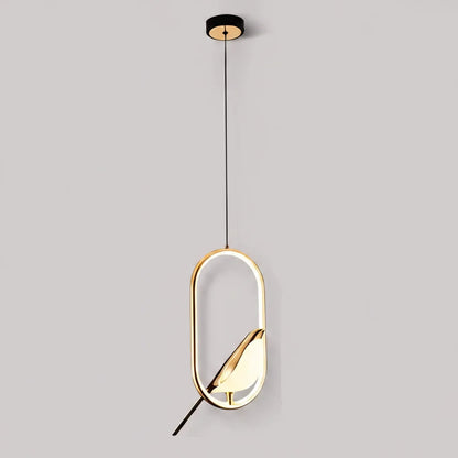 Magpie Pendant Light | Nordic LED Bird Design Ceiling Lamp For Dining Rooms and Hallway Spaces