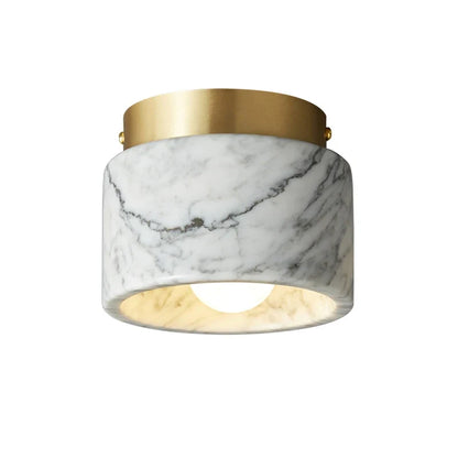 Nordic Marble Ceiling Light | Modern Downlight With A Stone Finish For Hallways and Kitchens