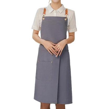 Splitcraft Waterproof Canvas Apron | Split Skirt Design With Pockets For Trades and Kitchens