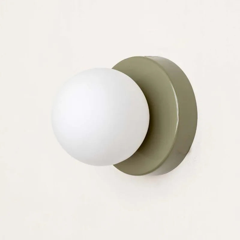 Macaron LED Wall Lamp | Modern Coloured Glass Sconce For Bedrooms, Kids Rooms and Landings