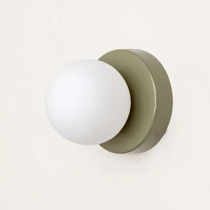 Macaron LED Wall Lamp | Modern Coloured Glass Sconce For Bedrooms, Kids Rooms and Landings