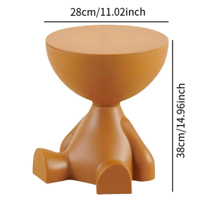 Cartoon Bear Side Table | Creative Modern Coffee Table For Living Rooms, Kids and Nurseries