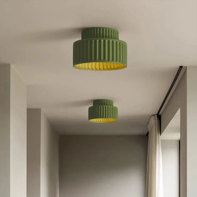 Nordic Ripple Ceiling Light | Sculptural Form With Soft Diffused Illumination For Living Rooms