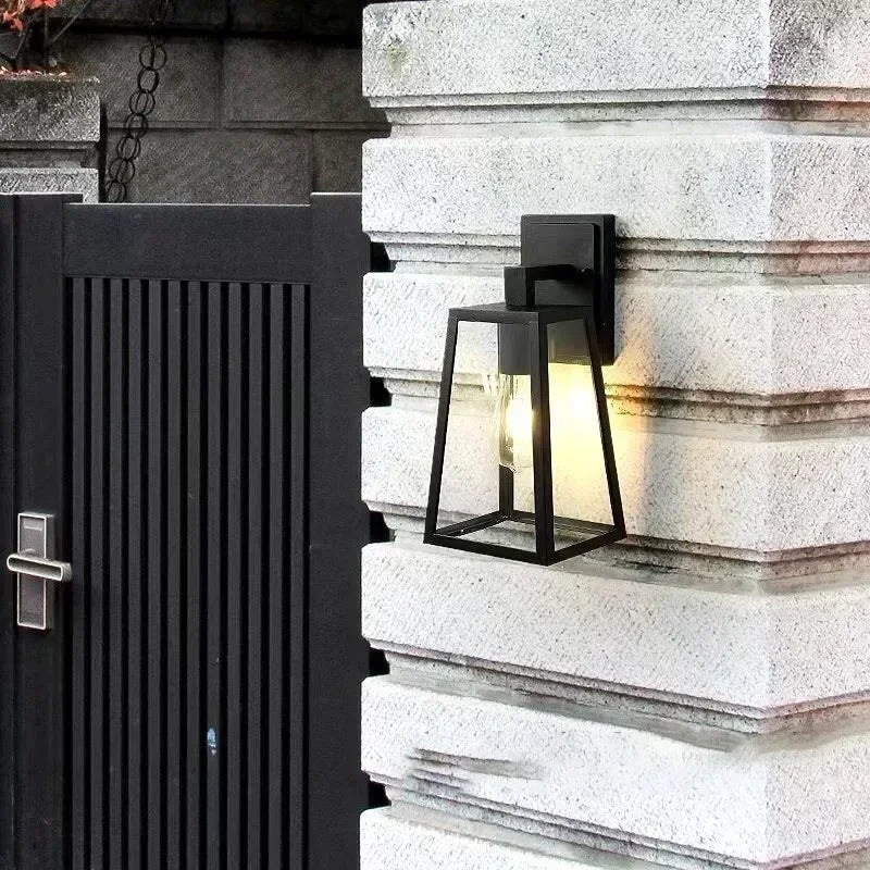 Calvora Outdoor Wall Lantern | Modern European Wall Lamp For Porches, Doorways and Front Patios