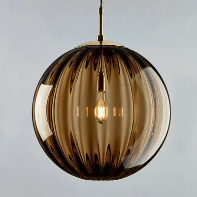 Modern Glass Ball Pendant Light | Nordic Sphere Ceiling Lamp For Kitchens, Halls and Bedrooms