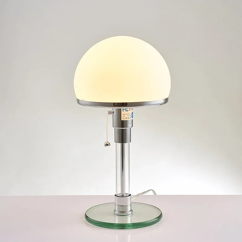 Baumar Bauhaus Table Lamp | Designer Nordic Glass Lamp For Desks, Sideboards and Home Studies